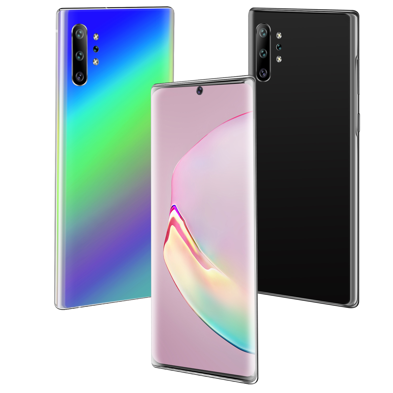 Мобильный телефон Note10, 8 ГБ ОЗУ + 128 ГБ, 5G LTE, Android 10 ядер, 6,8 дюйма, смартфон с двумя Sim-картами, GSM, WCDMA, нет CDMA, международная версия