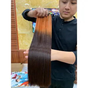 top sales no tangles straight ombre weft human hair for black women factory wholesales price