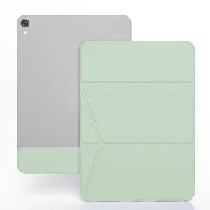 iPad 10 10.9硅胶皮革超薄简单设计iPad空气4/5耐用轻质磁性平板电脑外壳