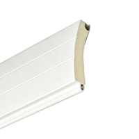 Porte à enroulement silencieuse en acier de type BoMa 77, en forme d'arc, avec isolation thermique, pour usage résidentiel, garage, commercial, extérieur, sécurité