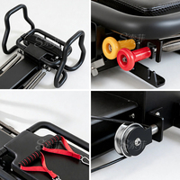 Aluminium-Legierung Mini Pilates Reformer Tragbare Wandmontierte Pilates-Maschine Umweltfreundlich Langlebig für Studio und Heimtraining
