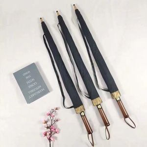 Parapluies droits pour la pluie avec impression de logo cadeau, noir fort, coupe-vent, hommes, long stick, <span class=keywords><strong>marque</strong></span> personnalisée, production UV pour la pluie - Product Image 2