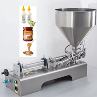 Machines de remplissage pneumatiques horizontales LK-GT100-5000 pour crème, sauce aux haricots, confiture, pâte, tomate, miel, beurre de cacahuète, liquide, bouteille