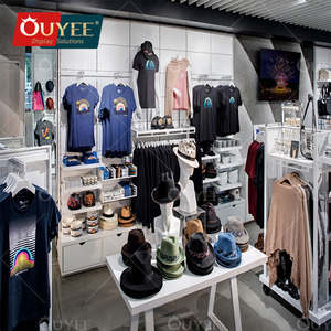 Kệ Để Bàn Tròn Bán Lẻ Quần Áo Bằng Gỗ Sang Trọng Kệ Trưng Bày Sàn Gỗ Tùy Chỉnh Cho Cửa Hàng Quần Áo Bán Lẻ - Product Image 5