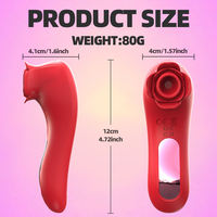 Tragbarer Saugvibrator für Frauen, Brustwarzen- und Klitorisstimulator, Taschenmassagegerät, Paar-Sexspielzeug für Erwachsene