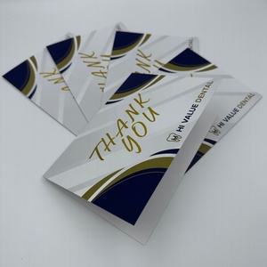 Impression de brochures tri-pliantes 285x220mm 200gsm pour salon de coiffure, pâtisserie, manuel d'utilisation, nouvelle ouverture de magasin, théâtre, ophtalmologie - Product Image 2