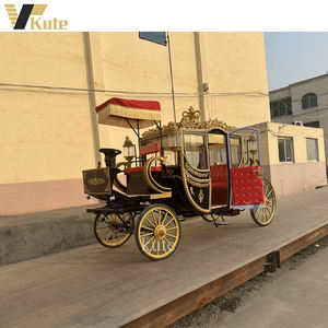 Calèche royale électrique pour mariage, calèche à chevaux pour visites touristiques, calèche Cendrillon à vendre - Product Image 4