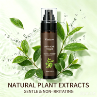 Solution Tonifiante Anti-Acné à l'Acide Salicylique pour le Visage, Contrôle du Sébum, Hydratante, Produits Cosmétiques, Brume Tonique Essentielle pour le Visage, Marque Privée