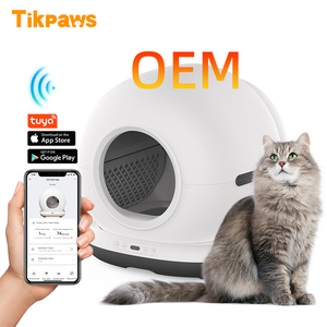 Bac à litière pour chat autonettoyant OEM Toilette automatique pour chats de grande capacité Tuya WiFi App Control Smart Auto Cleaning Bac à litière pour chat - Product Image 1