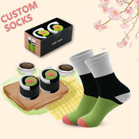 Chaussettes personnalisées amusantes au citron les plus vendues, créativité et nouveauté, chaussettes longues unisexes 100% coton