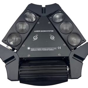 AICPOSE 9X10W RGBW 4 en 1 Spider Moving Head Light con Control DMX512 Iluminación LED para DJ - Product Image 5