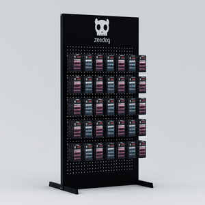 Présentoir de panneau perforé en métal simple face personnalisé pour l'affichage de crochets suspendus dans la vente au détail et les supermarchés - Product Image 4