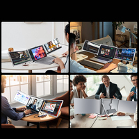 Populaire en Europe 15.6 pouces Super Thin Design No Driver MacBook Triple Screen Monitor S700 pour ordinateurs portables 15-17.3 "Windows & Mac