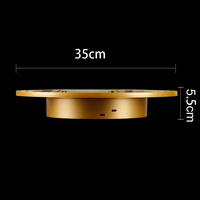 Nouveau support de présentation rotatif très demandé, couleur or mat avec plateau miroir, plateau tournant électronique
