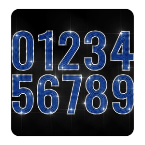 สติ๊กเกอร์ติดริมฝีปากแบบกำหนดเองได้ ประดับด้วยคริสตัลวิบวับ รูปแบบลายจูบ  แบบรีดร้อน - Product Image 6