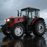 Tracteur XT1204-5D de 4,3 L à moteur haute performance de 118 CV pour les opérations sur les champs humides et secs