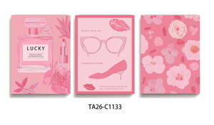 Quadri Decorativi da Parete per Donna, Dipinti ad Acquerello di Profumi e Rossetti, Immagini d'<span class=keywords><strong>Arte</strong></span> per Camere di Ragazze e Donne - Product Image 3