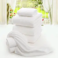 थोक सफेद हाथ तौलिए 16 एस 32 एस तौलिया सेट बाथरूम होटल कार्बनिक तौलिए स्नान 100otton