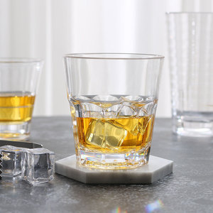Bicchieri da whisky in plastica ottagonali da 270 ml in PP, SAN, AS, PC, Tritan, stile rock. - Product Image 2