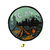 En gros : Patchs thermocollants, Badges LOGO pour presse à chaud, Patchs ronds, Patchs brodés thermocollants pour vêtements et projets DIY de chapeaux