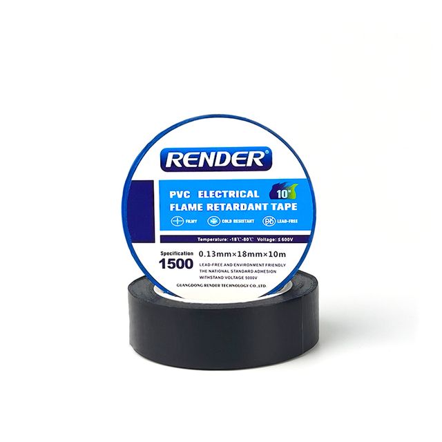 Flame-Retardant PVC Electrical Tape - High Strength Blue Adhesive for Fireproof Insulation