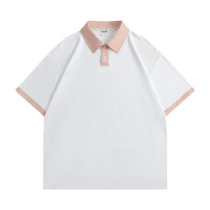 Design classique 100% coton 200gsm Collision couleur décontracté polo pour enfants coupe ample respirant enfants uniformes polos - Product Image 4
