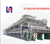 Máquina para Papel con Motor de Engranajes - Duradera, Fácil Mantenimiento, Producción de Alta Calidad, 440V/380V, Capacidad de 60-300 TPD