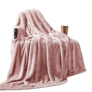 Manta calefactable eléctrica de franela lavable a máquina con 6 niveles de <span class=keywords><strong>apagado</strong></span> automático usable para la temporada de invierno - Product Image 6