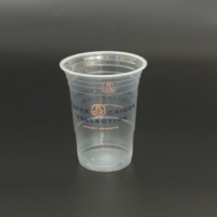Gobelets en plastique PP à paroi simple jetables avec couvercles pour café et thé Vaisselle écologique