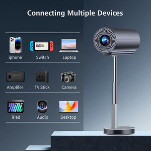 Meilleure valeur Smart Beamer Auto-Focus LED Lens Android 13 3D Home Cinema Projecteur portable 4K avec stéréo pour fête en plein air - Product Image 4