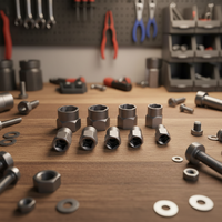 Jeu de 9 extracteurs de boulons industriels à entraînement 3/8 po avec garantie d'un an, marque ODM/OEM disponible, fabriqué à Shanghai