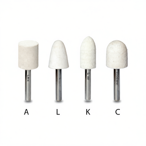 Almohadillas de pulido Fervi en juego de 3 piezas (L, K, C) para acabado de precisión - Product Image 2