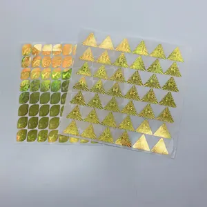 Autocollant hologramme d'authenticité personnalisé pour la superposition de cartes d'identité en Pvc