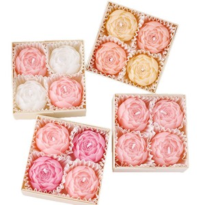 4pcs Scented <b>Candle</b> <b>Gift</b> Box <b>Set</b> Peony Rose Aromatherapy Wedding Favors Holiday <b>Gifts</b> Anniversary Present Luxury Home Decor - Product Image 4