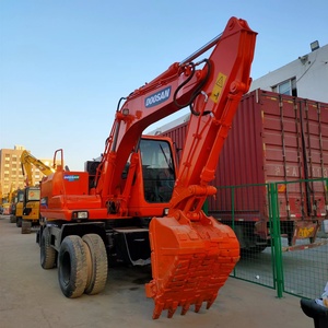 รถขุดดินเคลื่อนที่ 15 ตัน รุ่น Doosan DH150W-7 พร้อมเครื่องยนต์ดีเซลเทอร์โบแท้ มือสอง สินค้าพร้อมส่ง - Product Image 5