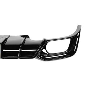 Difusor Trasero Estilo A Negro Brillante con Luz LED Compatible con Audi <span class=keywords><strong>A5</strong></span> B9.5 <span class=keywords><strong>S</strong></span> <span class=keywords><strong>Line</strong></span> <span class=keywords><strong>2021</strong></span>+ Difusor de Parachoques Trasero - Product Image 2