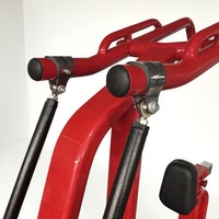 Máquina de fila lineal asentada en fila de agarre múltiple, equipo de gimnasio, entrenamiento de fuerza, máquina de remo de ejercicio de espalda lateral, gimnasio comercial