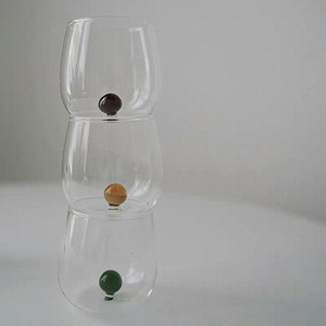 Vaso de Vidrio de Borosilicato Soplado a Mano, Nuevo Diseño, Resistente a Altas Temperaturas, Apto para Lavavajillas y Microondas, Vaso para Jugo Clásico - Product Image 2
