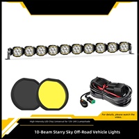 Barra de Luces LED Todoterreno 4X4, Lámpara de Trabajo Montada en el Techo para Ford Bronco, Toyota Tundra, Dodge Ram 1500 TRX, Modificación