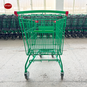 <span class=keywords><strong>Carrito</strong></span> de Compras Metálico para Supermercado, con Asiento para Bebé, Venta al Por Mayor de Fábrica - Product Image 4