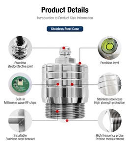 Độ chính xác cao thông minh liên tục mức độ Radar đo mực nước đo cụ cảm biến mức chất lỏng - Product Image 5