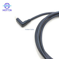 Kabel USB4 Type-C PVC Kepang 5M 3M yang Dapat Disesuaikan untuk Transmisi Data & Pengisian Daya