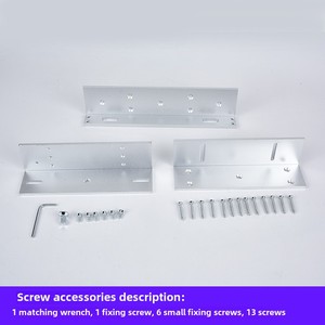 Fabricante Single Door Alumínio Liga Acesso Controle Bloqueio 350kg Magnético Eletromagnético Bloqueio LZ Suporte Porta Bloqueio Cilindros
