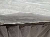 Drap de lit jetable imperméable en PP non tissé avec élastique, idéal pour les soins de santé, les hôtels et les salons de beauté