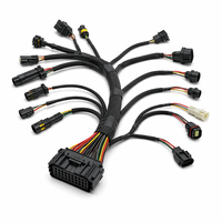 Faisceau de câblage pour tracteur agricole OEM KET 3.0mm 14 broches AWG20 UL1061 IP67 avec conducteur en cuivre pour tracteurs McCormick Deutz Fahr Same