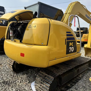 Excavadora Usada Komatsu PC70 de 7 Toneladas en Buen Estado de Funcionamiento, Motor, Caja de Cambios, Bomba y PLC 100% Originales de Japón, Certificación CE para Agricultura - Product Image 1
