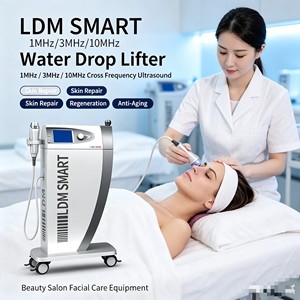 Appareil de soin du visage par <span class=keywords><strong>micro</strong></span>-massage à 10 MHz, <span class=keywords><strong>micro</strong></span>-gouttes d'eau, élimination des graisses - Product Image 1