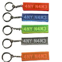 Porte-clés plaque porte-clé personnalisé laser, au choix, boucles, W3243