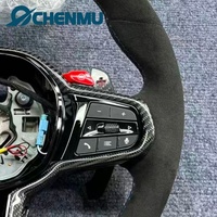 Volant en daim intégral avec affichage LED amélioré compatible BMW G22 G25 G01 G10 G16 F40 F44 F90 G11 G20 G21 G38 G28 G29 G80 M3 G82 G30 G40