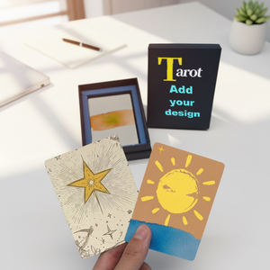 Cartes de divination écologiques en gros, jeu de cartes magiques des constellations, cartes d'astrologie et oracles imprimées dans une boîte à couvercle - Product Image 1